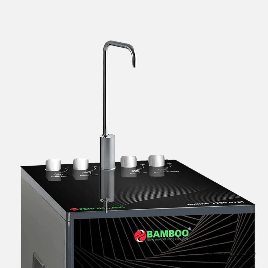 Máy lọc nước RO Bamboo 1 vòi 4 chức năng kiềm - nóng - lạnh - tinh khiết - ảnh 3
