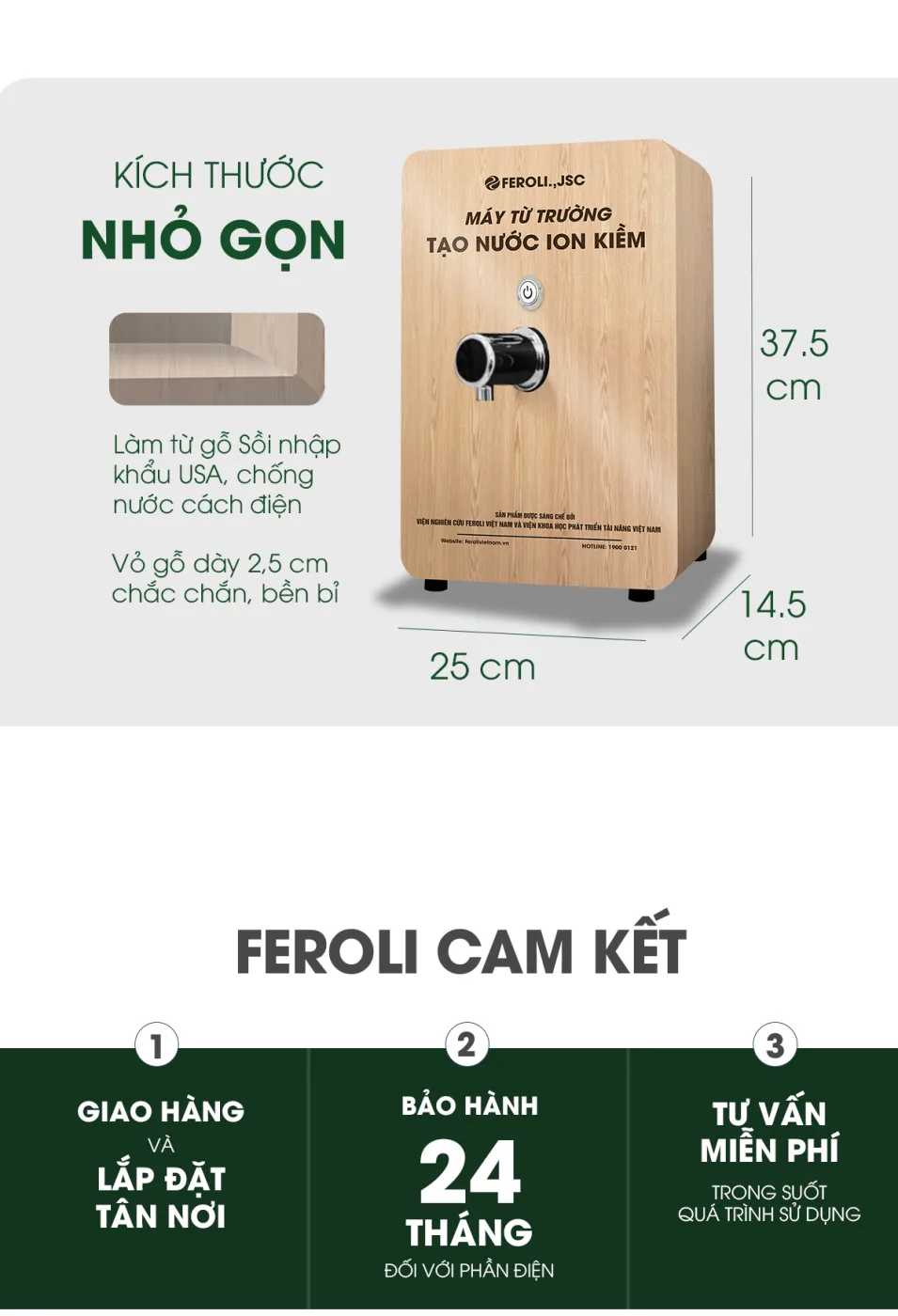 Máy từ trường tạo nước ion kiềm Feroli.,jsc - ảnh 6