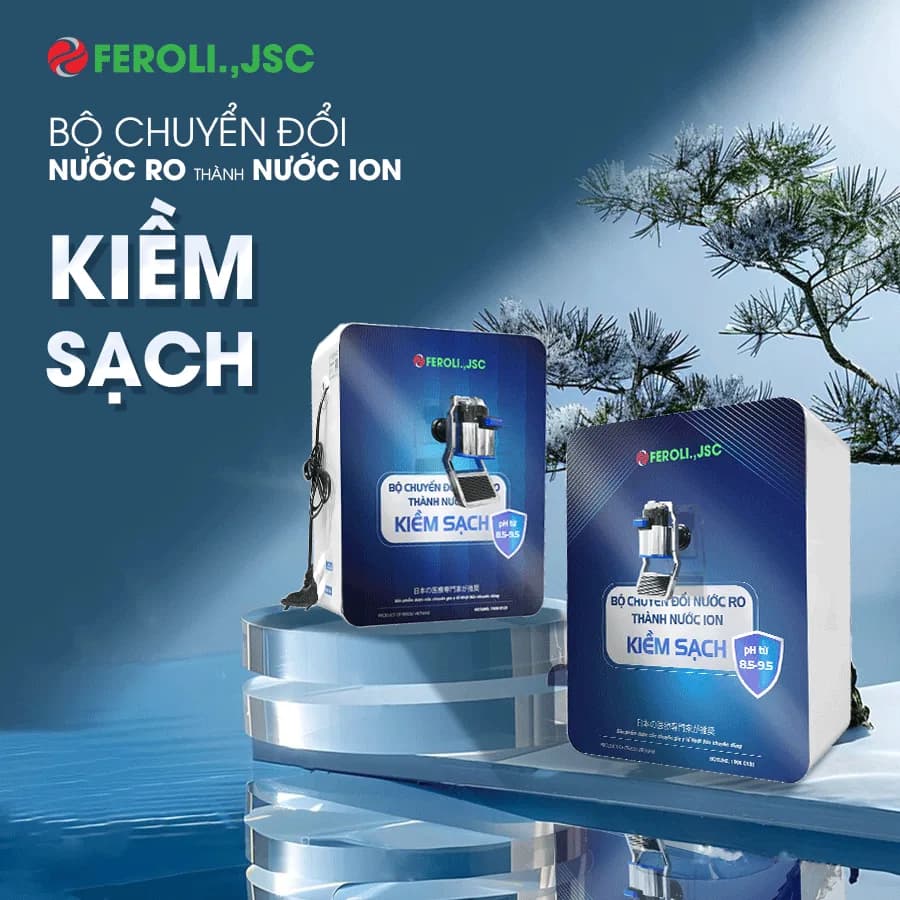 Bộ chuyển đổi nước RO thành nước Ion Kiềm Sạch Feroli.,jsc - ảnh 5