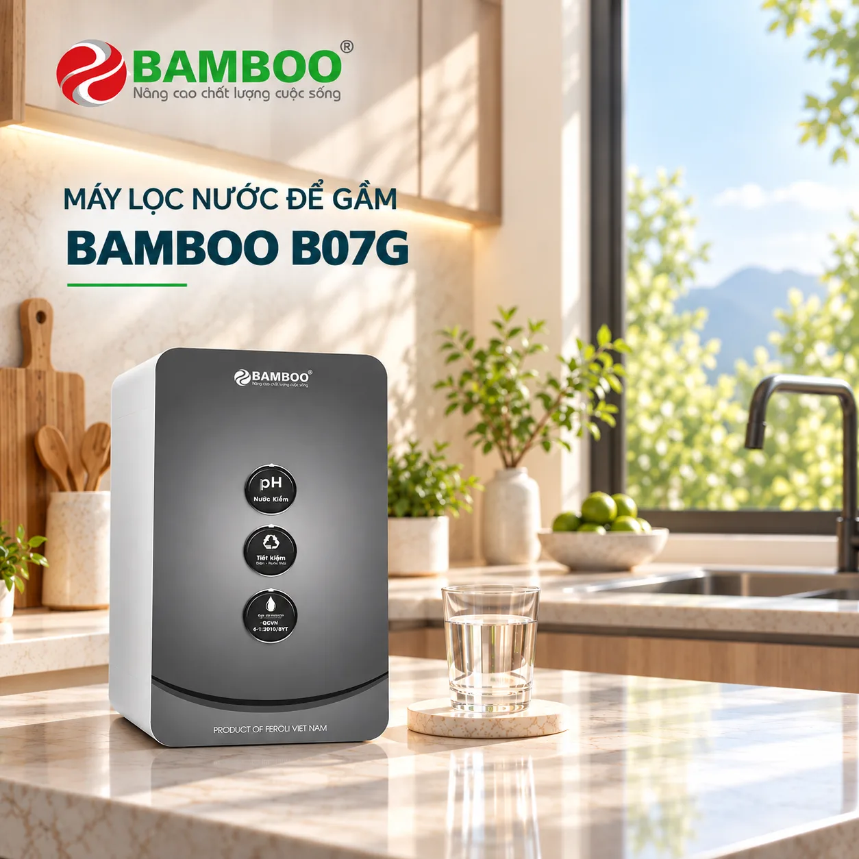 Máy lọc nước RO Bamboo để gầm - ảnh 3