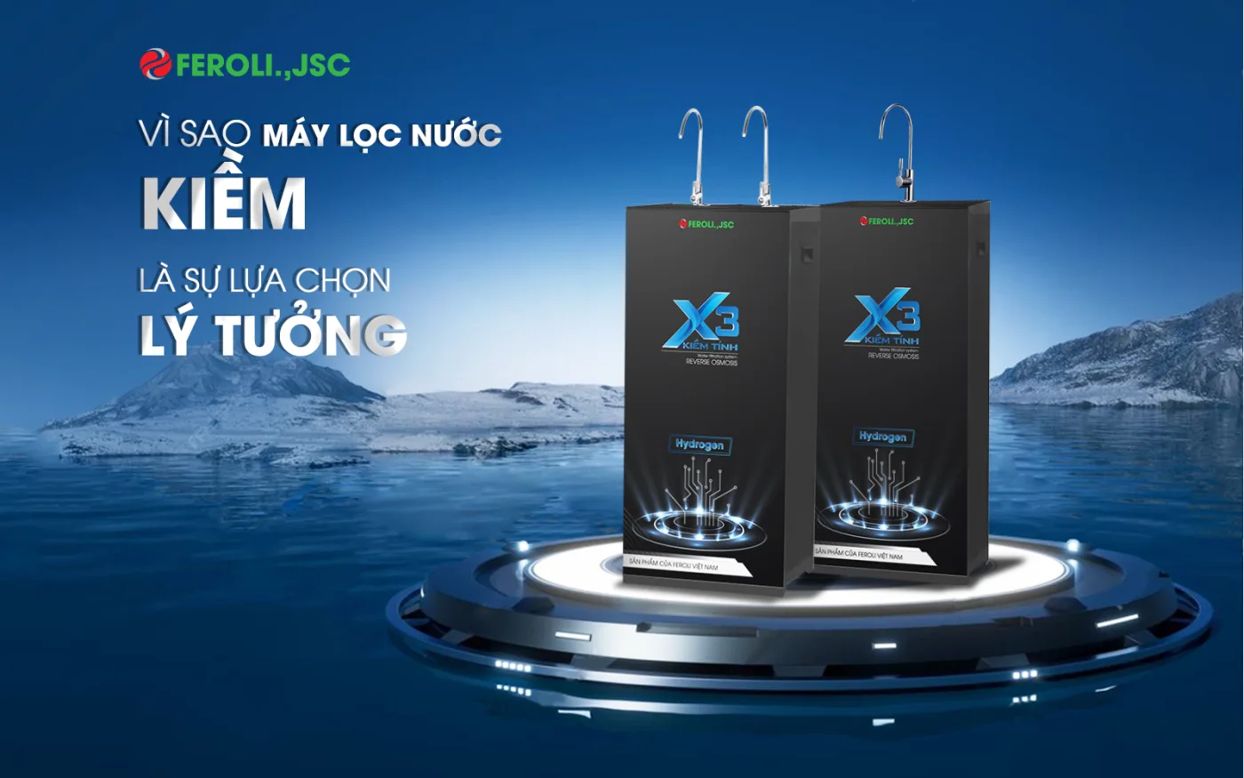 Máy lọc nước RO Feroli.,jsc X3 - Kiềm tính - ảnh 3
