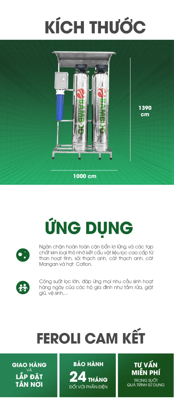 Bộ lọc tổng inox BB-1252 (loại 2 cột) - ảnh 4
