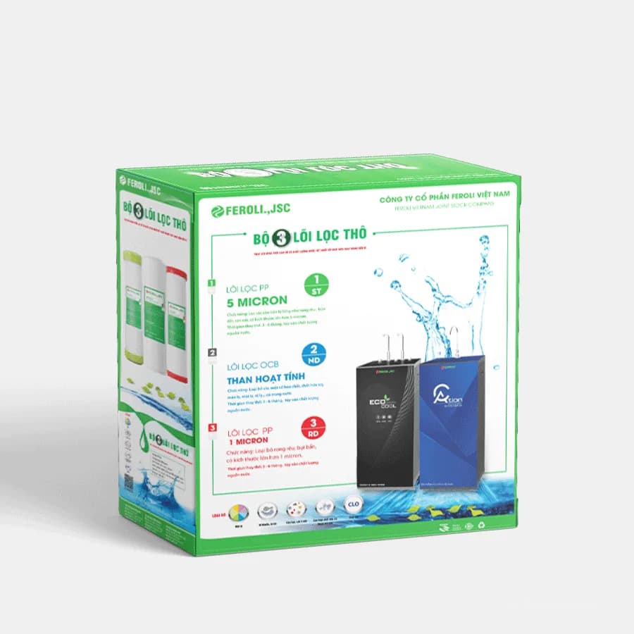 Bộ 3 lõi lọc thô 1,2,3 - ảnh 2
