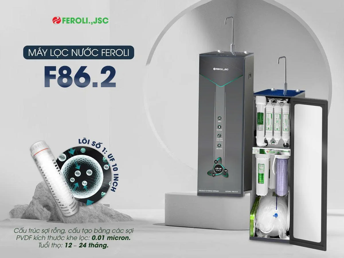 Máy lọc nước RO Feroli.,jsc F86.2