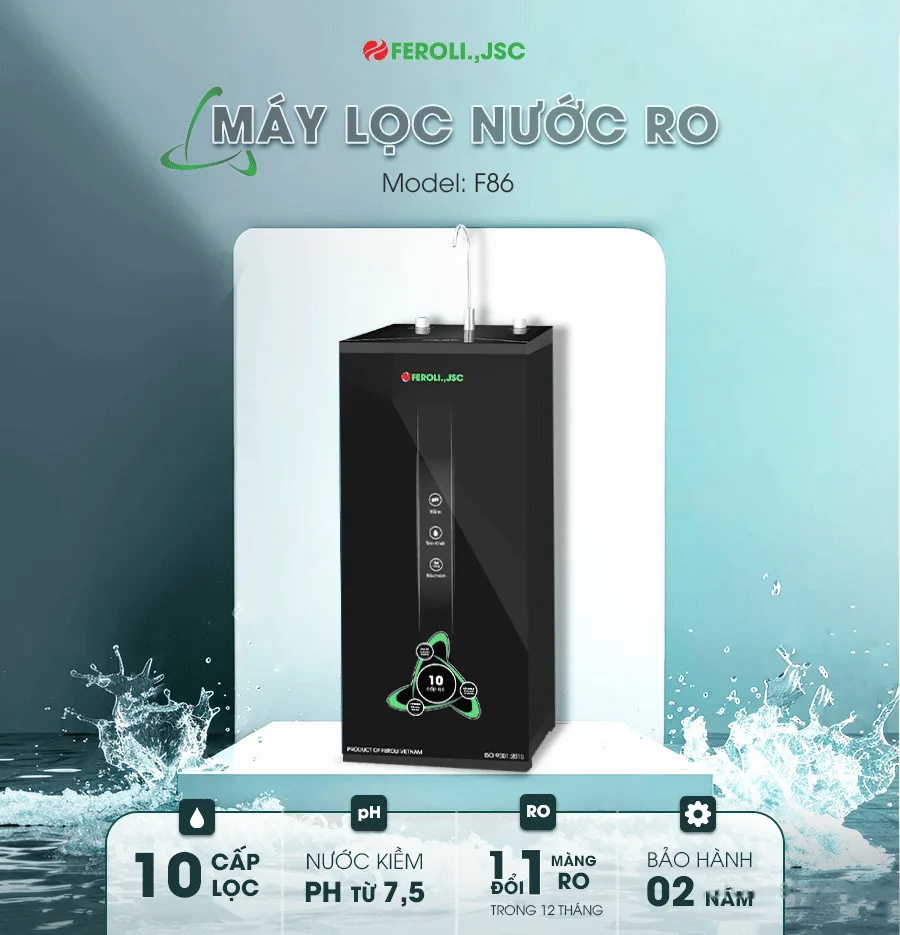 Máy lọc nước RO Feroli.,jsc F86