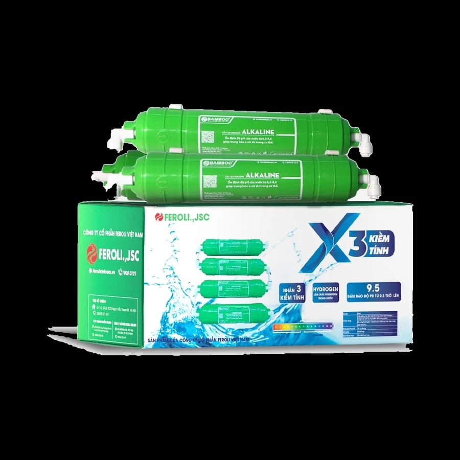 Bộ 4 lõi lọc tạo kiềm Bamboo