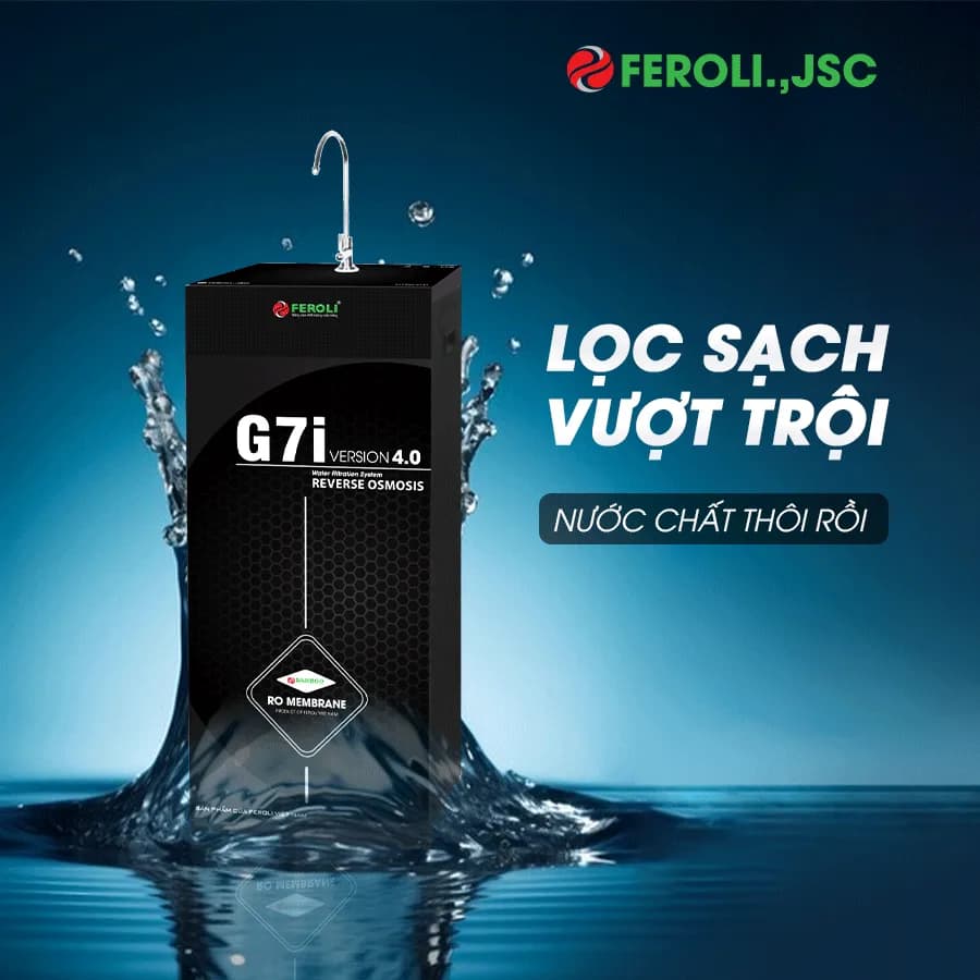 Máy lọc nước RO Feroli.,jsc G7i
