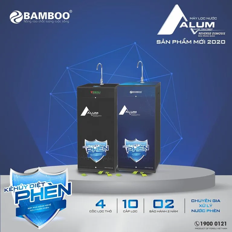 Máy lọc nước RO Bamboo Alum