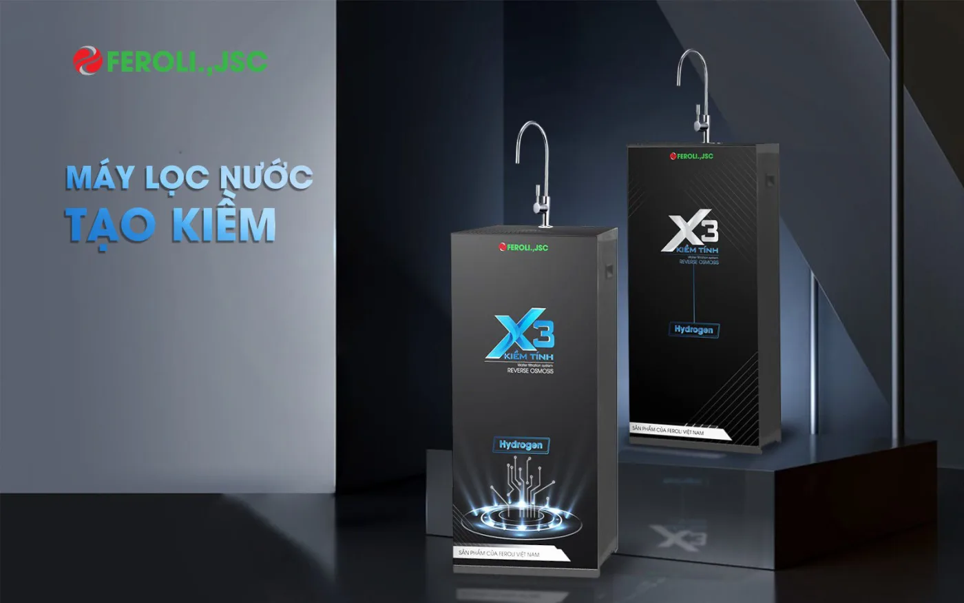 Máy lọc nước RO Feroli.,jsc X3 - Kiềm tính