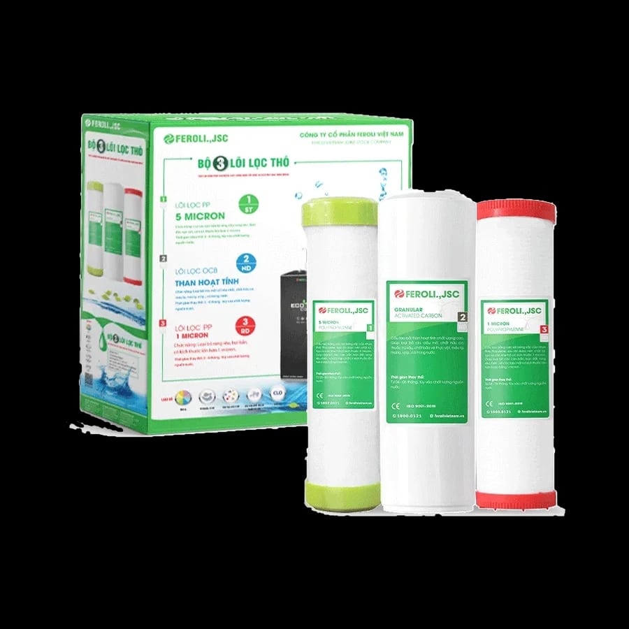 Bộ 3 lõi lọc thô 1,2,3