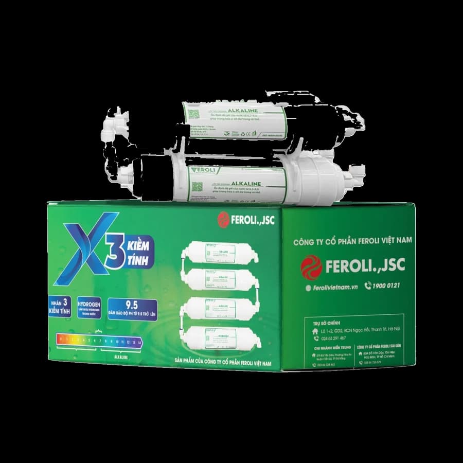 Bộ 4 lõi lọc tạo kiềm Feroli.,JSC